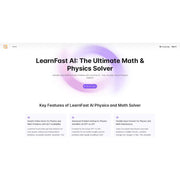 LearnFast AI — Adaptive Learning Platform for Students and Teachers